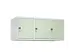 opzetkast,v. locker,3vak.,vak B 400mm,HxBxD 500x1200x500mm