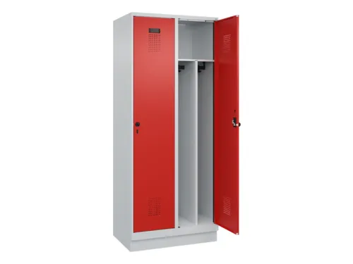 locker voor scheiding van kleding,HxBxD 1950x800x500mm,2vak