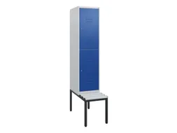 Dubbeldekse dekenkist,HxBxD 1950x400x815mm,1x2vak.,vak B 400mm