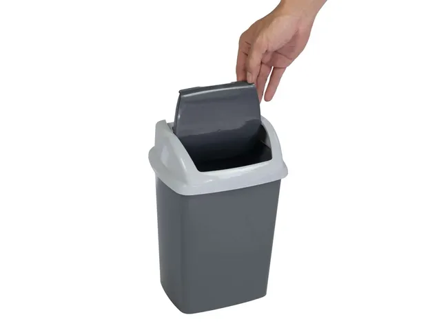 Afvalemmer MAULswing 5 Liter Grijs