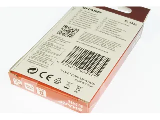 Calculator Sharp EL243S grijs-blauw hand 8 digit - 4