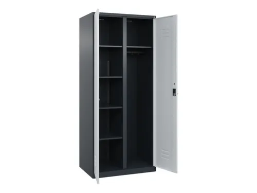 wasgoedverdeelkast,HxBxD 1850x800x500mm,vak B 400mm,draaigrendel