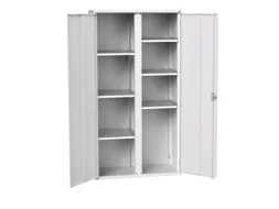 universele kast,HxBxD 2000x1050x550mm,6xStalen bodem,draaigrendelslot