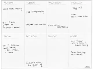 4320 - Desq Weekplanner Magnetisch 45 X 60 Cm - 7