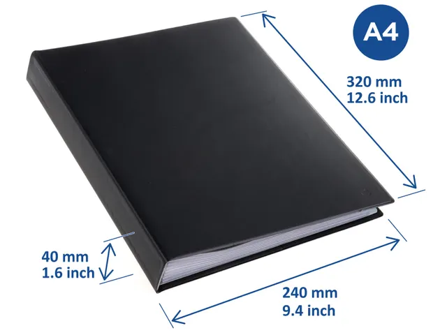 Showmap Rillstab A4 RI99484 8 Kanaals 80 Tassen Zwart