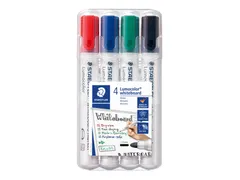 Whiteboardmarker Staedtler Lumocolor 351 set à 4 stuks assorti