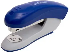 Q-connect Nietmachine Plastic Half Strip 20vel Blauw