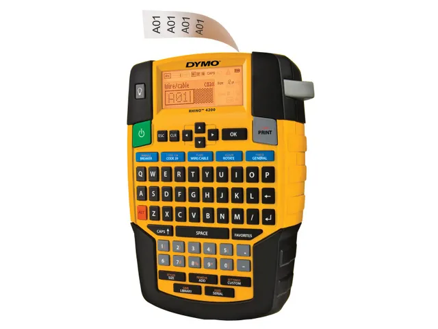 Dymo Rhino 4200 Industrieel Labelprinter QWERTY 19mm in koffer