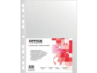Office Products showtas A4 50 micron 11-gaats Glashelder 100 stuks - 1