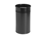 Papierbak BRASQ 21 liter RVS Zwart