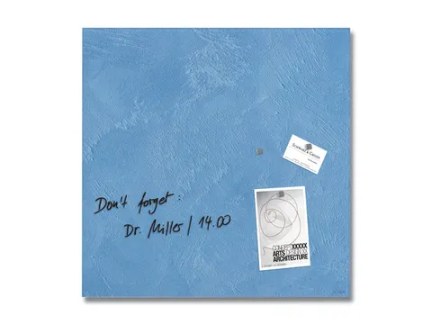 Glas Magneetbord Sigel Artverum Blue Structure mat 48x48cm