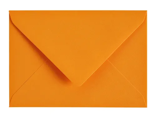 Envelop Papicolor C6 114x162mm oranje pak à 6 stuks