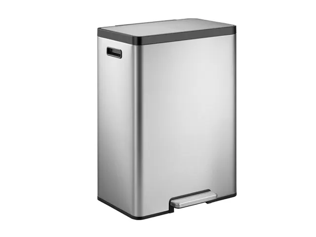EcoCasa II Pedaalemmer 45 Liter Mat RVS