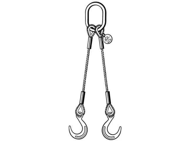 Élingue Multibrins 4Brins Cmu 0-45° 3 2T Ø Câble 12Mm Longueur Uti