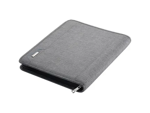 Conferentiemap Alassio LAZIO. Grijs polyester.