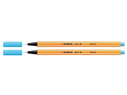 Fineliner STABILO point 88/57 azuur blauw 0.4mm