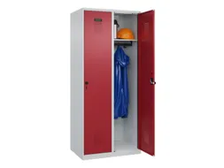 locker,HxBxD 1850x800x500mm,2vak,vak B 400mm,draaigrendel