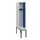 locker met bank,HxBxD 1950x300x815mm,1vak,vak B 300mm,draaigrendel