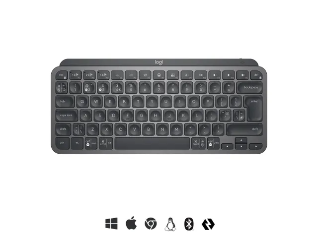 Logitech MX Keys US International Toetsenbord QWERTY Bluetooth Grijs