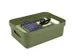 Boîte de rangement Sigma Home 9L vert foncé - 35 x 24,6 x 12,2 cm