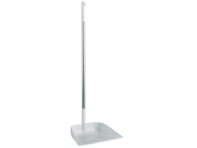Vikan 56625 Hygiene Stofblik Met Steel 75cm Wit
