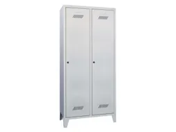 locker,HxBxD 1850x800x500mm,2vak,vak B 400mm,RAL7035,front RAL5010