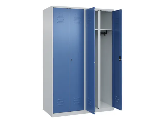 locker voor scheiding van kleding,HxBxD 1850x1200x500mm,4vak