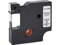 Neutral DYMO D1 tape 1978364 12mmx5,5m zwart op wit