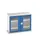 vitrinekast 800x1050x550mm 2xStalen bodem romp RAL7035 front RAL5010