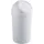 afvalbak,45l,HxØ 700x403mm,romp PP lichtgrijs,deksel PP lichtgrijs
