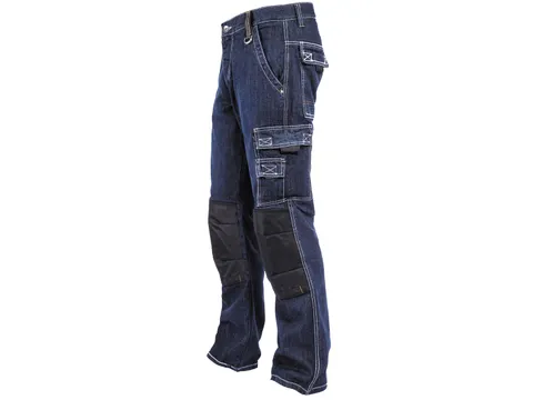 Jean de travail Bram's Paris Sander 1.3590/A82 bleu foncé W38 L32