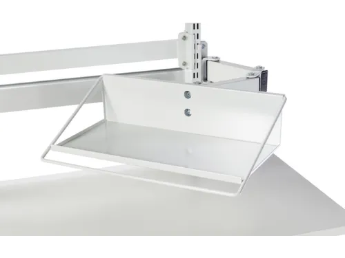 apparaatdrager,m. zwenkarm,v. werktafel,ESD,HxBxD 125x500x250mm,staal