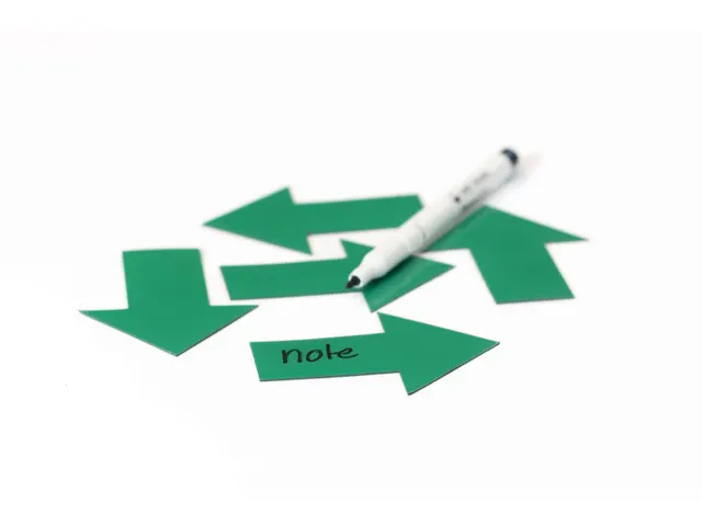 Magneetvel Symbool Pijl Groen 40x60 mm