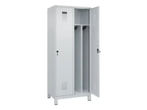 locker voor scheiding van kleding,HxBxD 1950x800x500mm,2vak