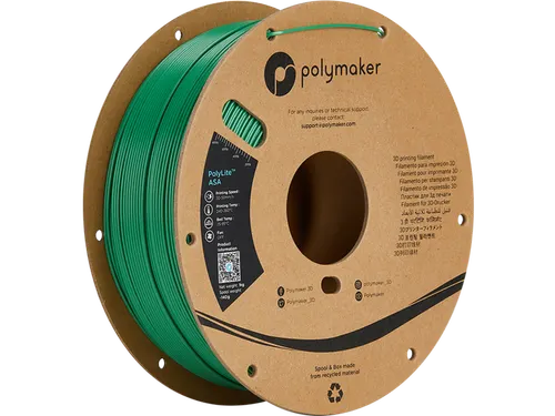 ASA 1,75mm groen 1kg PolyLite 3D Filament