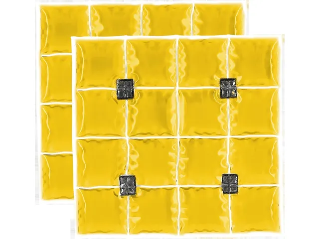 Inuteq COOLPAC 21˚C PCM Koelpad 1362012116 Geel set van 2