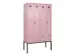 locker voor scheiding van kleding,HxBxD 2120x1200x500mm,4vak