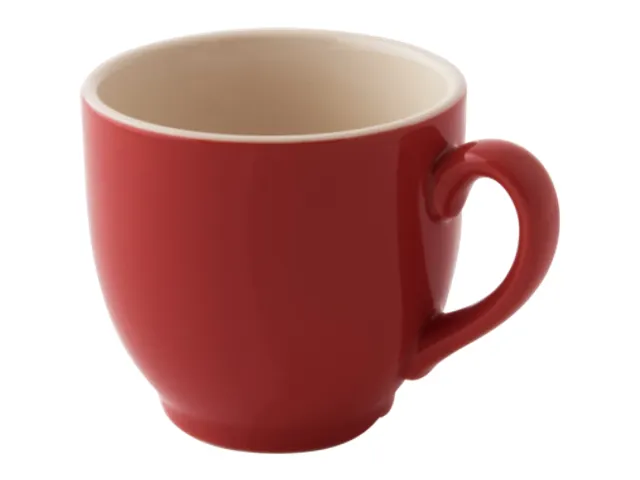 Koffiekop Colors Palmer 14cl Porselein Rood doos 6 stuks