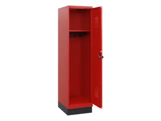schoollocker,HxBxD 1630x400x500mm,1vak,vak B 400mm,draaigrendel,sokkel - 1
