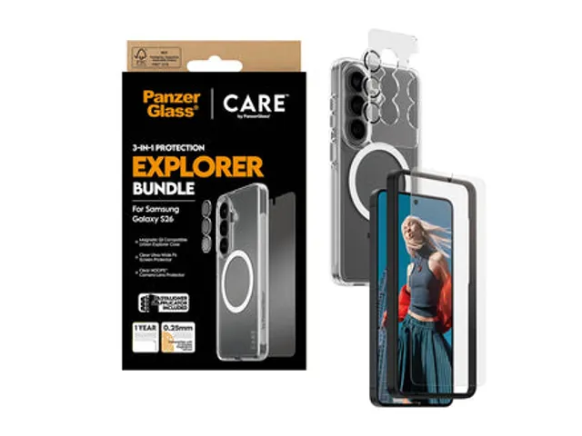 PanzerGlass CR12957, Hoes, Samsung, Galaxy S26, 16 cm (6.3 inch), Tran