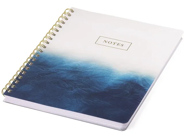 Notitieboek Èccolo spiraal Poly dip Dye lijn ca.20x25cm 80gr. 208pag.