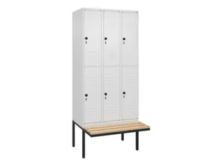 Dubbeldekse dekenkist,HxBxD 2120x900x815mm,3x2vak.,vak B 300mm - 1