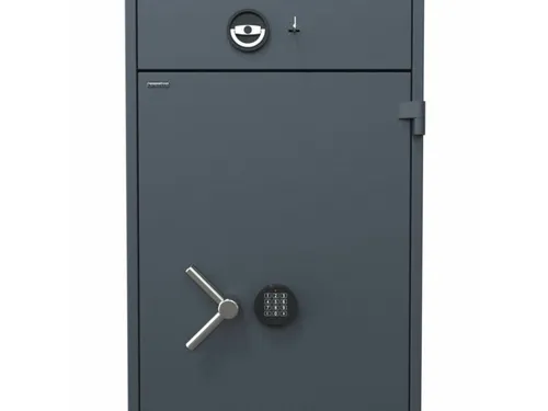 Salvus Tivoli 4 Afstortkluis elektronisch slot 124x65x55cm Grafietgrys