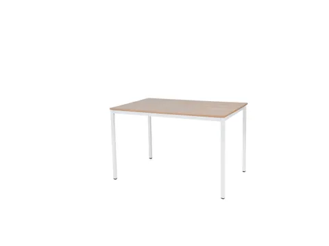 Domino Basic Tafel Vaste Hoogte 1200x800mm Robson Eiken Wit 4-Poots