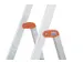 Escabeau Léger Aluminium Articulations Plastiques Plateforme Lxp 25x2