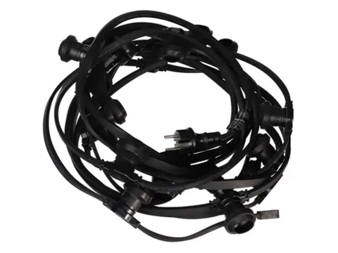 LED-Feestslinger - 50 x E27-Fitting - Zonder Lampen - 25m