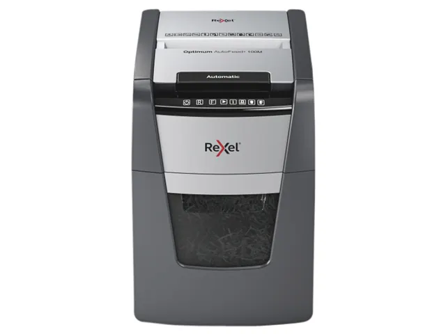 Papiervernietiger Rexel Optimum Auto+ 100M P-5 snippers 2x15mm