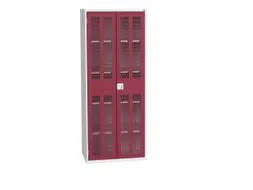 universele kast,HxBxD 2000x800x550mm,4xStalen bodem,draaigrendelslot