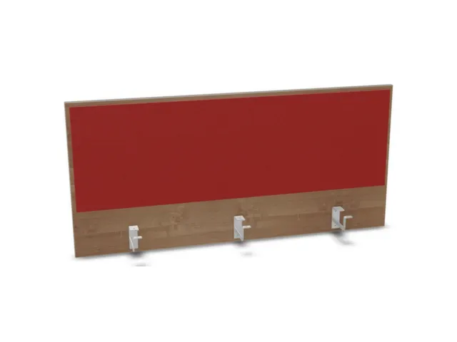 opzetpaneel,v. bureau,aanbouw achter,B 1200mm,NT-cherry,BN4011-rood