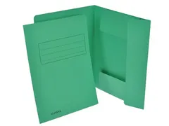 Dossiermap 3 Kleppen Donkergroen A4 250 Gram